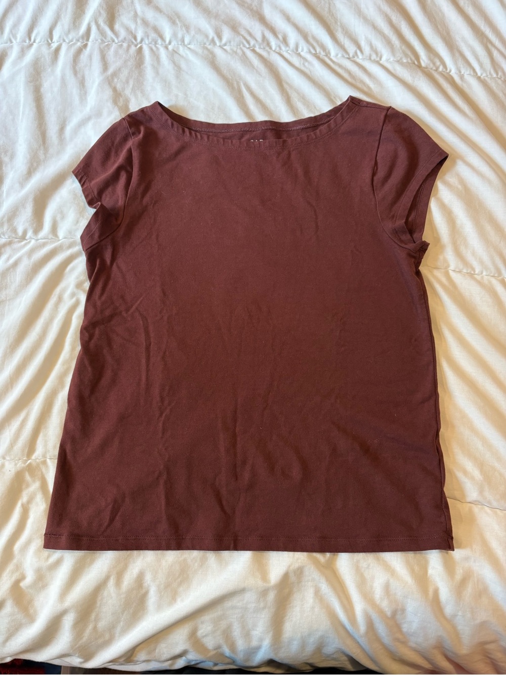 Gap Brown Boatneck Tee